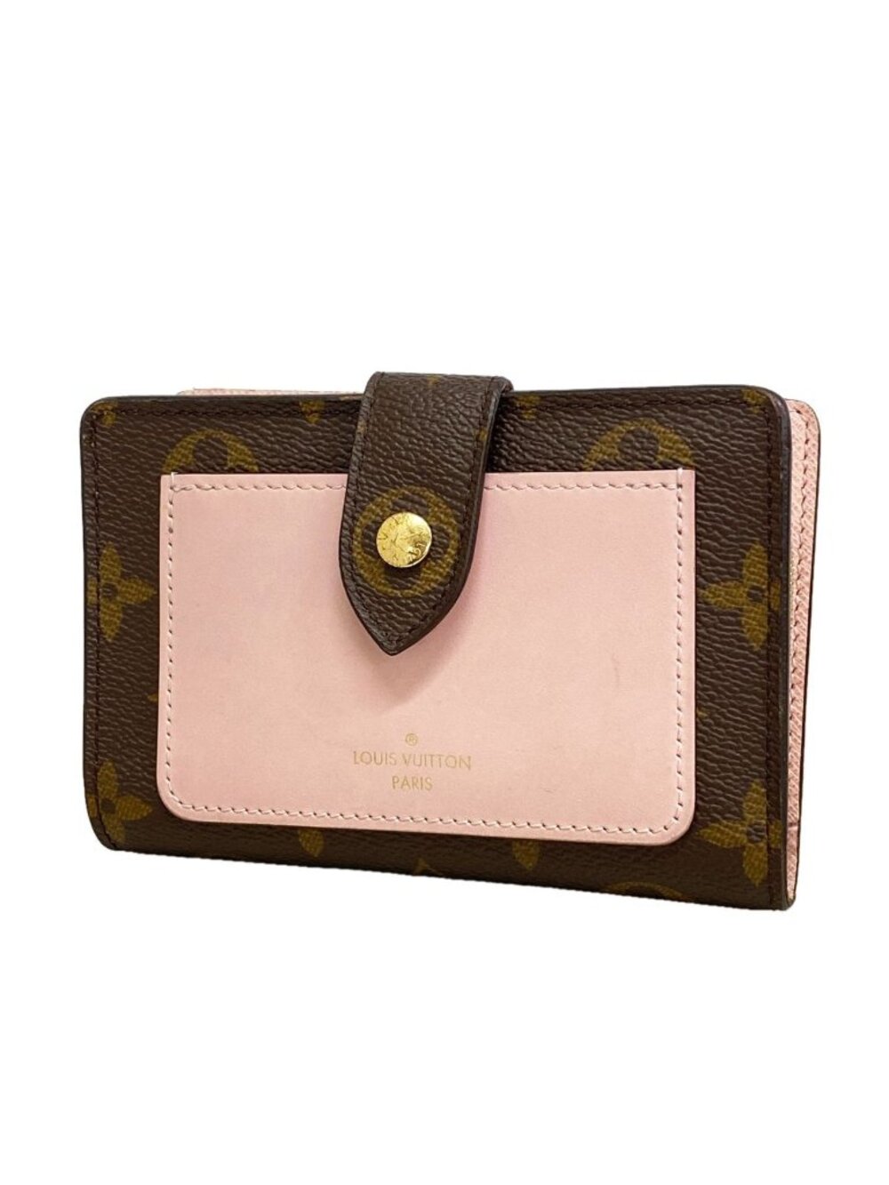 Louis Vuitton Wallet Monogram Portefeuille Juliette Brown Rose Ballerine